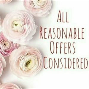 Resonable offers considered